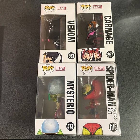 Pop! Venom & Spider Man Bundle of 4 - Picture 8 of 15